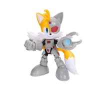 DC X Sonic Action Figure di Tails nei panni di Cyborg 13cm, Licenziata Ufficialmente da Jakks Pacific, Altamente Articolata e dal Design Dettagliato, Confezione da Collezione