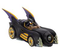 DC X Sonic Shadow nei panni di Batman con Batmobile Funzionante 6,35 cm Set di Action Figure Licenziato Ufficialmente da Jakks Pacific, Veicolo Interattivo con Proiettile Lanciabile e Turbina Rotante