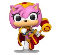 DC x Sonic the Hedgehog POP Heroes Vinyl Figure Amy as Wonder Woman 9 cm
