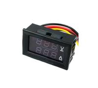 DC0-100V1A 10A 50A 100A LED DC doppio display amperometro digitale e voltmetro testa del misuratore digitale(MAROON)