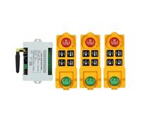 DC12/24/36 4CH Telecomando senza fili Interruttore della luce LED Uscita relè Trasmettitore radio impermeabile e ricevitore 433,Segnale Super Stabile(1receiver 3remote)