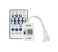 DC12-24V Controller RF 28 Tasti WiFi APP Telecomando Vocale Musicale per WS2812B WS2811 RGB LED Strip Light Dimmer Domestico