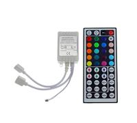 DC12-24V Mini 24 key/44 Key Controller Remote Infrared Wireless Remote Control dimmer adatto per 5050 3528 2835 LED RGB (doppia presa, 44)