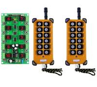 DC12 V 10 CH 3000 M 433 MHz sistema di controllo remoto industriale RF senza fili individuale, sistema di gru da viaggio