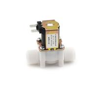 DC12V 1/2 "Plastica Elettrica Normalmente Chiusa Elettrovalvola Magnetica Acqua Aria Regolatore di Pressione Interruttore N/C Flussostato di Ingresso Rapido e sensibile