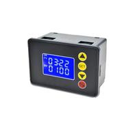 DC12V/24V AC110-220V Timer digitale programmabile Interruttore LED Doppio display Modulo di controllo relè di ritardo Regolatore di temporizzazione(DC12V)