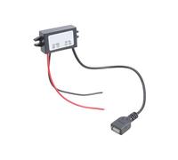 DC12V 24V Passa giù a 5V 3A Convertitore di Potenza USB Adattatore di Ricarica per Auto Compatibile Per Elettronica Necessità di Ricarica 13cm Ingresso Caricabatteria da Auto Veloce
