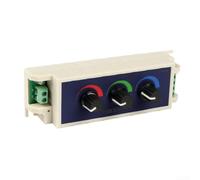 DC12V-24V PWM RGB LED Dimmer Controller, 3 canali di uscita RF Telecomando per RGB multicolore