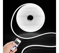 DC12V/24V Spina UE Striscia LED al neon con telecomando Dimmerabile ON/OFF 1M 2M 3M 5M 10M IP65 Tubo lampada al neon impermeabile