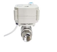 DC12V/24V Stainless Steel 1/2'' Motorized Ball Valve With Manual Override And Indicator 2 Way DN15 Electric Crane(DN8 None,NPT THREAD_DC5V_CR301)