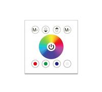 DC12V-24V temperatura colore singolo RGB/RGBW 86 controller touch screen a parete barra luminosa a LED regolatore dimmer in vetro 4A * 3CH(RGBW -W)