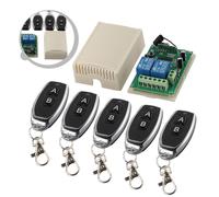 DC12V 2CH Relè Ricevitore Trasmettitore RF 433 Mhz Interruttore Controllo Remoto