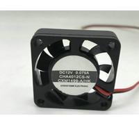 DC12V 40mm Cooling fan, CHA4012CS-N DC12V 0.075A 4CM 40x40x10mm 2-Wire