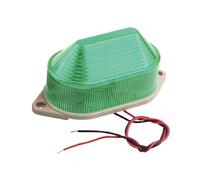 DC12V Led Mini luce stroboscopica Spia luminosa silenziosa (verde)