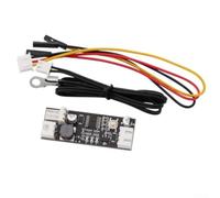 DC12V per pwm Fan Controller con sensore di temperatura per PC Case Cooling - Controllo automatico Riduzione del rumore 49x18mm (Percorso singolo)