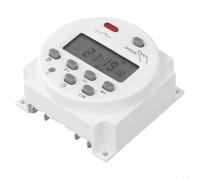 DC12V Timer digitale con display LCD 16A per relè settimanale programma ritardo spegnimento luce scale controllo 62x62mm