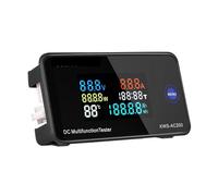 DC200 Voltmetro digitale Tester di potenza Misuratore tensione CC energia Display a colori LED Wattmetro 0-10/50/100A 200V con deviatore(KWS-DC200-100A)