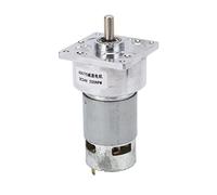 DC24V Auto Locking Helical Gear Motor | 3.8A High Force Brass Coil Motor CW CCW | Metal Helical Gear Motor for Automation Equipment/Printers/Security Systems (200RPM)