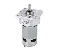 DC24V Auto Locking Helical Gear Motor | 3.8A High Force Brass Coil Motor CW CCW | Metal Helical Gear Motor for Automation Equipment/Printers/Security Systems (600RPM)