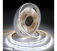DC24V COB Striscia LED Bianco Freddo 6500K,Tayire 5m 480LEDs/m Flessibile Luci LED Nastro CRI90+ 8mm Striscia Luminosa LED COB Strip per Feste,Bancone,Decorazioni per la casa(alimentatore non incluso)