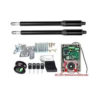DC24V Kit operatore motore apri cancello battente automatico for vialetto,Modalità di potenza flessibili(Kit 4)