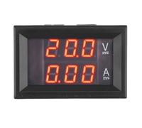 DC4.5-30V 30A 50A Mini Digital Voltmetro Amperometro 3 Bit 0.28 "Dual LED Misuratore di Tensione di Corrente Volt Rivelatore Tester Shunt incorporato(Gold)