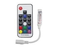 DC5-24V 17 tasti LED Dimmer Telecomando Mini USB Controller bianco/nero/CC for barra colori 5050 RGB(DC)