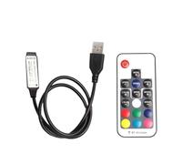 DC5-24V USB Mini Controller LED RGB 3/17/24/44 Tasti Telecomando for strisce LED 3528 5050(RF 17Key)