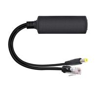 DC5.5x2.1mm Adattatore PoEs 15.4W Connettori Splitter Cavo RJ45 Alimentazione Over Ethernet Adattatore Iniettori Splitter Camera