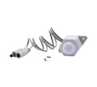 DC5V-24V 12V Corpo Umano Sensore di Movimento a Infrarossi Rilevatore di Controllo Barra Luce LED Interruttore Sensore Fotosensibile Connettore DC (LSD-P6A Bianco)