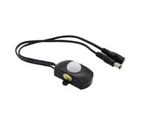 DC5V-24V 12V Corpo Umano Sensore di Movimento a Infrarossi Rilevatore di Controllo Barra Luce LED Interruttore Sensore Fotosensibile Connettore DC (TDL-2023 Nero)