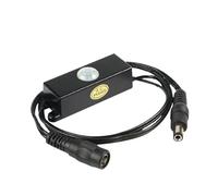 DC5V-24V 12V PIR corpo umano sensore di movimento a infrarossi rilevatore di controllo barra luminosa LED sensore fotosensibile interruttore connettore (TDL-2024 nero)