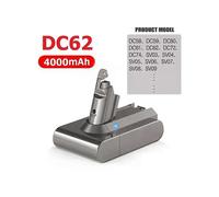 (DC62-4000mAh) con Suitable for Dyson vacuum cleaner battery DC31 DC34 DC35 DC44 DC45 DC72 DC74 V6 V7 V8 V10 rechargeable lithium battery (Type-B)