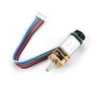 DC6V 2W GBMQ - Motore a ingranaggi GM12BY20 con encoder Hall a disco codificato magnetico, motore a ingranaggi CC a bassa velocità e alto coppia, ingranaggi in metallo per robot (ØВ 70 giri/min)