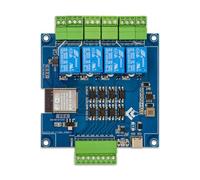 DC9-24V ESP32 Modbus RTU Modulo relè a quattro canali RS485 Scheda di sviluppo, Protocollo MODBUS Accoppiatore ottico Isolamento Scheda relè (Solo tavola)