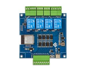 DC9-24V ESP32 Modbus RTU Modulo relè a quattro canali RS485 Scheda di sviluppo, Protocollo MODBUS Accoppiatore ottico Isolamento Scheda relè (Solo tavola)