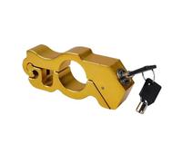 DCAJHSD Lucchetto per Moto per Vespa GTS 125 150 GTV Sei Giorni,Lucchetto Antifurto Durevole Moto Lucchetto Manubrio Lucchetto Freno Acceleratore Antifurto Accessori,Yellow