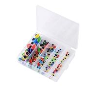 Dcaknri 100 pz/scatola Occhi di Pesce Perlina Esche d'acqua Dolce Esche da Pesca D'Acqua Dolce Attrezzatura