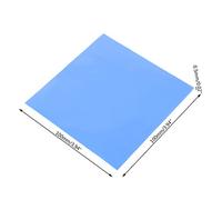 Dcaknri 100mmx100mmx0.5mm 1Sheet/100PCS Pad Termico GPU CPU Dissipatore di Calore di Raffreddamento Conduttivo Laptop Cooler CPU Soffiatore Dissipador Fan Dissipador Radiatore Supporto Base Staffa di