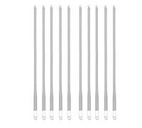 Dcaknri 10Pcs Stainless Steel Spring Drawstring Threader Waistband Cord Threading Tool for Hoodies Skirt Jackets Trousers Pants Hand Sewing Threader Tool