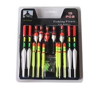 Dcaknri 15 Pz Strumento Pesca Verticale Bobber Galleggiante Attrezzatura Cestino Galleggianti Spinner da Mare Tubi Pesca per Adulti Gilet Mosca