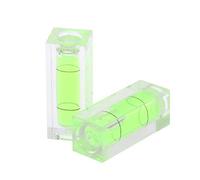 Dcaknri 2 pz giradischi livellatore per LP Record Spirit Bubble gradi Tonearms Green Clear Liquid Player Leveler Stand coperto