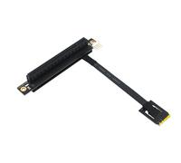 Dcaknri 270 Degree Double Key to PCIE 16X Adapter Cable Risers Power Connectors Risers Cable for Tester Extender Graphics Card Acceleration