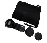Dcaknri 3 in 1 Clip su Smartphone Fisheye Lens Phone Camera per la maggior parte del telefono Grandangoli Fish Eye Viaggi Fotografia Lens