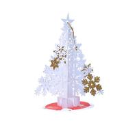 Dcaknri 3D Popup Blessing for Friend And Family Cards Christmas Snowflake Tree Greeting Card with Envelope for New Year Christmas Cards
