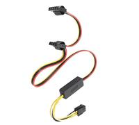 Dcaknri 4Pin to 6Pin Power Cable Adapter Hard Drives Power Step Down Voltages Regulator Replacement for Desktop Power Cable Converters