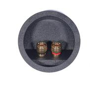 Dcaknri 72mm Sound Terminals Cup Not Screw Design Spring Clamp Technology Coppers Conductors for HiFi Speakers Systems Not Screw Spring Clip Speakers Connectors