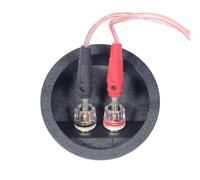 Dcaknri 72mm Sound Terminals Cup Not Screw Design Spring Clamp Technology Coppers Conductors for HiFi Speakers Systems Not Screw Spring Clip Speakers Connectors