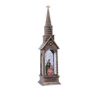 Dcaknri Atmosfere Atmosfere per Festival Ornamento della Casa in Bronzo Illuminato in Acqua per La Celebrazione Stagionale Festival della Chiesa Decorazione
