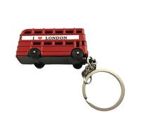 Dcaknri Britis Souvenir Collection Portachiavi in lega con simboli britannici ornamento elegante borsa ornamento struttura in lega per portachiavi creativo quotidiano, Portachiavi Bus, Taglia unica